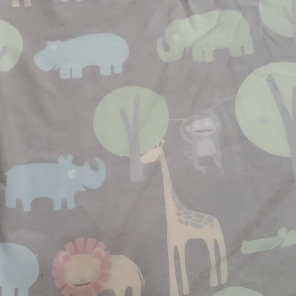 Brown Animal Print Shower Curtain